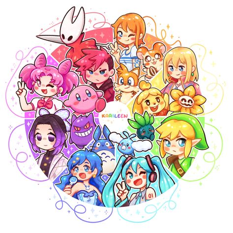 Color Wheel Art Challenge, Color Wheel Challenge, Drawing Pictures For Kids, Character Challenge, Color Wheel Art, Rainbow Cartoon, Disney Princess Artwork, Anime Vs Cartoon, Disney Cartoon Characters