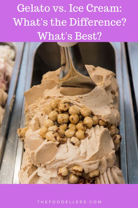 Gelato vs Ice Cream: differences and what's the best? What Is Gelato, Gelato Vs Ice Cream, Foil Meals, Ice Cream Alternative, Hiking Food, Ice Cream Brands, Summer Meals, Easy Summer Meals, Italian Recipes Authentic