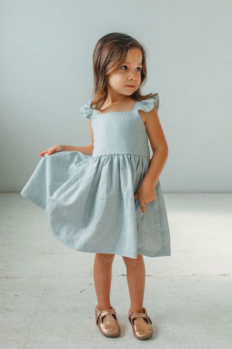 Little Girls Easter Dresses Your Daughter Will Love - The Cuteness Girl Dress Ideas, Dresses By Pattern, Girls Easter Dresses, Girls Blue Dress, Toddler Easter, Dress Sketches, Twirl Dress, Pageant Dress, Easter Dress