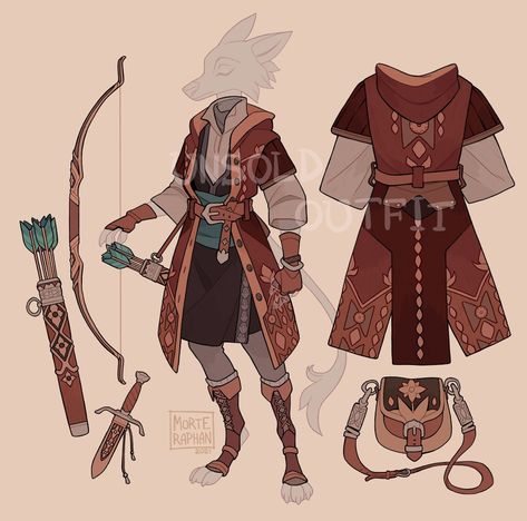 Ranger Outfit, Fantasy Costumes, Fantasy Inspiration, A Character, Character Design References, Character Creation, Fantasy Clothing, Fantasy Fashion, Dnd Characters