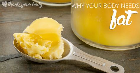 In case you missed the memo: Your body NEEDS fat. Fat is good for you. That means all good, real fats... even saturated fats are also essential. Ghee Benefits, Treat Burns, Making Ghee, Ghee Butter, Grass Fed Butter, Clarified Butter, Ghee, Saturated Fat, Healthy Fats