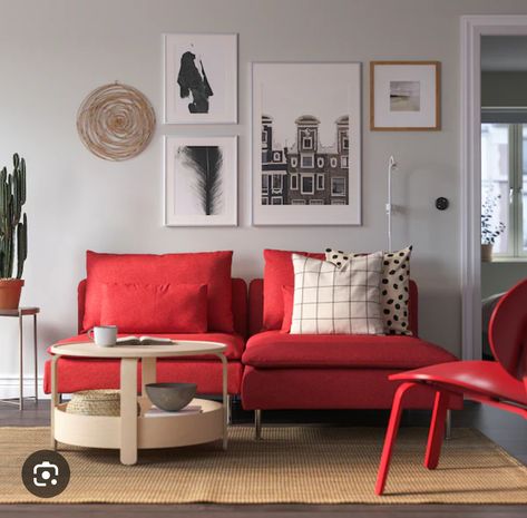 Two Sofa Living Room Ikea, Couch Pillows Red Rug, Chriamas White And Red Sofa, Red Leather Living Room Furniture, Red Sofa Living Room Mid Century, Red Leather Sofa Lounge, Multi Coloured Sofa Living Rooms, Grey Sofa With Red Pillow, Living Room Red Metal Tv Stand