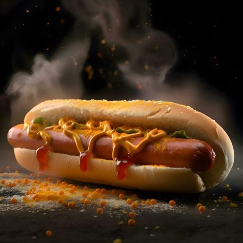 Hot Dog Photography, Hotdogs Recipes, Food Background Wallpapers, Sausage Making Recipes, Hot Dogs Recipes, Folgers Coffee, I Got The Job, Cafe Shop Design, Hot Dog Recipes