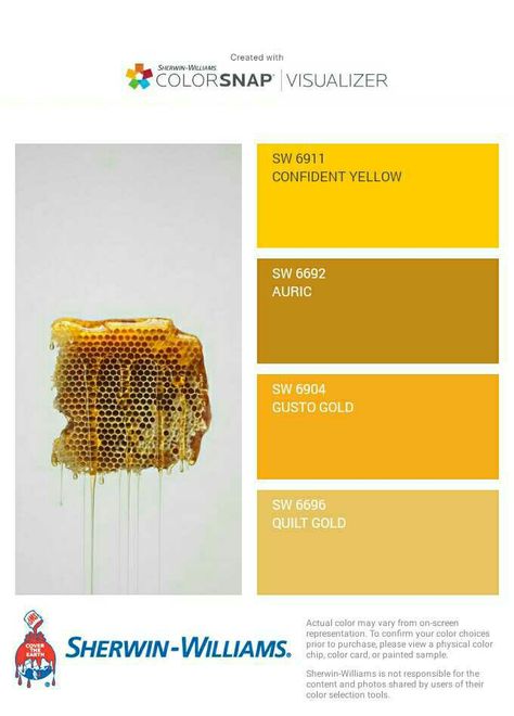 Honeycomb Color Palette, Honey Yellow Color Palette, Honey Bee Color Palette, Honey Colour Palette, Bee Color Palette, Honey Color Palette, Ochre Color, Honey Toast, Color Palette Yellow