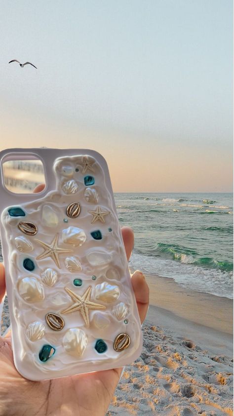 Ocean Phone Case, Diy Phone, Diy Phone Case, New Phones, Beach Vibe, Cute Crafts, Summer Jewelry, Cool Outfits, Phone Case