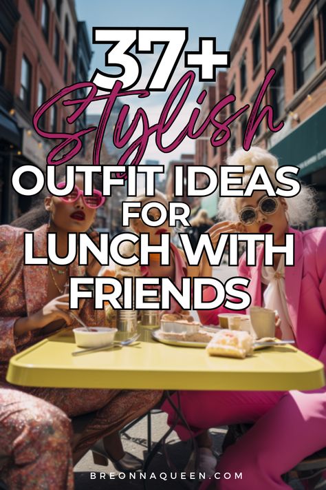 "Stay on-trend with these fashion-forward outfit ideas for your next lunch date! #trendyfashion #fashioninspo #styleblogger" What To Wear Going Out With Friends, Outfit Ideas For Lunch With Friends, Outfit Ideas For Lunch, Lunch Meeting Outfit, Ladies Lunch Outfit, Outfits For Lunch With Friends, Nice Restaurant Outfit, Cute Lunch Outfits, Outfit For Dinner With Friends