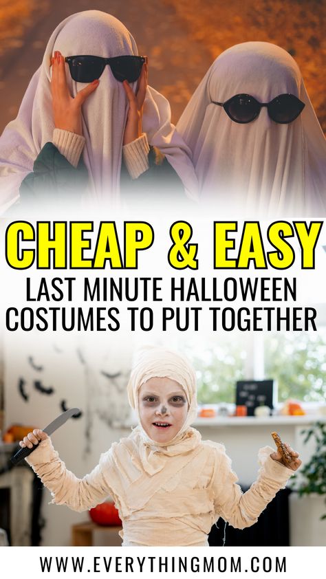 Out of costume ideas? These 13 simple, last-minute Halloween costumes will save the day! Using items you already have, these fun DIY ideas will have you Halloween-ready in no time. Don’t miss out—click to explore easy and affordable costume solutions! Easy Halloween Costumes For Women Simple, Simple Clever Halloween Costumes, Easy Halloween Costumes With Stuff At Home, Easy Male Halloween Costumes Diy, Quick And Easy Halloween Costume, Simple Last Minute Costumes For Women, Easy Home Costumes For Women, Halloween Costume Simple Last Minute, Last Minute Funny Costumes