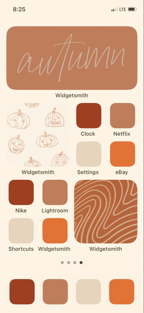 Fall Iphone Home Screen Layout, Fall Ios Homescreen Ideas, Fall Theme Home Screen, Fall Home Screen Layout, Fall Layout Iphone, Fall Themed Home Screen, Halloween Ios Homescreen, Fall Home Screen Ideas, Fall Homescreen Aesthetic