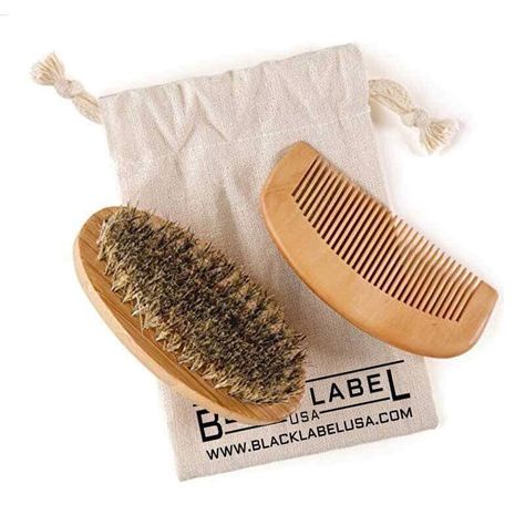 Beard Brush and Comb Set. Our wooden beard comb and natural boar bristle brush in a muslin bag are perfect for keeping your beard, goatee or mustache perfectly groomed and looking their best. Brush And Comb Set, Brush And Comb, Boar Bristle Brush, Beard Comb, Beard Brush, Short Beard, Beard Combs, Comb Set, Beard Model