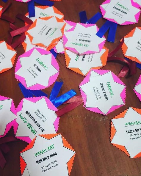 Tags for students Tags For Farewell, Tags For Farewell Party, Welcome Card Ideas For Students, Farewell Name Ideas, Funny Titles For Students On Farewell, Title For Farewell Students, Birthday Cards For Students, Titles For Teachers On Farewell, Farewell Party Ideas School Decoration