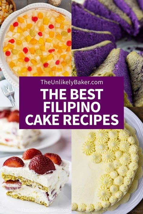 Yema Cake Filipino Recipe, Filipino Cake Recipes, Filipino Pastries, Ube Cupcake Recipe, Philipino Food, Buko Pandan Recipe, Yema Cake Recipe, Filipino Cake, Phillipino Food