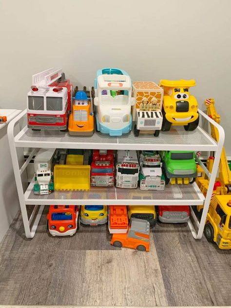 Playroom Area, Toy Room Organization, Small Playroom, Baby Playroom, Remodel Basement, Basement Playroom, Boys Playroom, Kids Toy Organization, Toddler Playroom