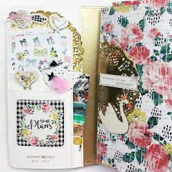 The Planner Society Kit Planner Setup / Plan With Me Video - Mixed Media Attic Travelers Notebook Setup, Diy Travelers Notebook, Notebook Diy, Planner Setup, Websters Pages, Plan With Me, Midori Travelers Notebook, Perfect Planner, Planner Set