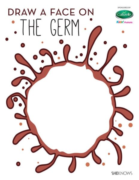 Germ Crafts For Preschool, Germs Preschool Activities, Germs For Kids, Germ Crafts, Germs Preschool, Germs Lessons, Activities Sheets, Germs Activities, Healthy Habits Preschool