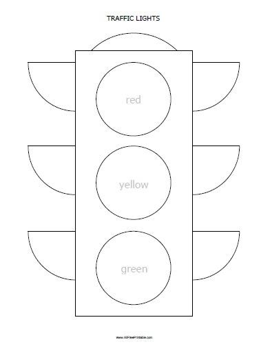 Traffic Light Coloring Page, Light Coloring Page, Traffic Light Sign, Street Safety, Quiet Book Templates, Coloring Page Free Printable, Green Lights, Diy Quiet Books, Light Activities