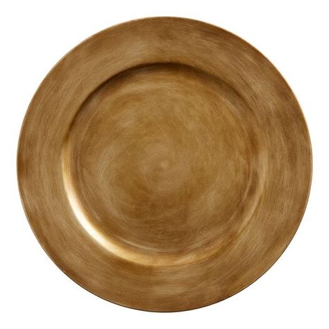 Set a festive dining table that's ready for gathering with our timeless charger plates. Available in your choice of shimmering antique gold, antique silver, textured gold and gray faux tree-bark finishes, they're a classic choice for entertaining. Thanksgiving Plate Setting, Thanksgiving Plate Settings, Wood Plate Chargers, Thanksgiving Plate, Festive Dining Table, Wood Chargers, Plate Setting, Thanksgiving Plates, Dining Inspiration