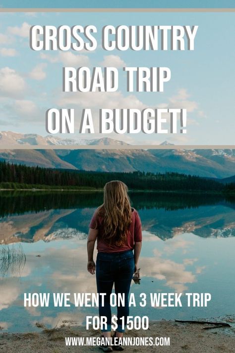 Taking a cross country Out West road trip on a budget! Today I'm sharing the exact things we did to save money on our cross country road trip out west! We are definite budget travelers and we ended up spending less than $1500 for a3 week trip Out West! We camped in our car, and I'm sharing exactly how we camped in our car and made it comfortable. I'm sharing 5 tips on how you can save money when taking a cross country trip out west on a budget! How we took an out west road trip for $1500 Out West Road Trip, Road Trip On A Budget, West Road Trip, Solo Road Trip, Rv Road Trip, Cross Country Trip, Cross Country Road Trip, Long Road Trip, Us Road Trip