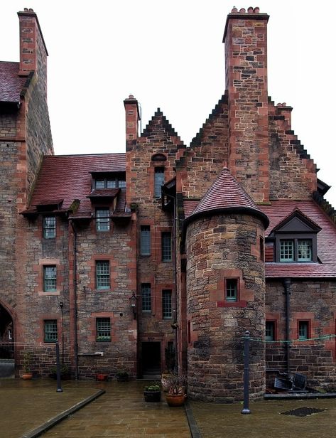 Dean Village Edinburgh, Old Town Edinburgh, Architecture Classic, England Homes, Castles In Scotland, Scotland Castles, Scottish Castles, Scotland Uk, Edinburgh Scotland