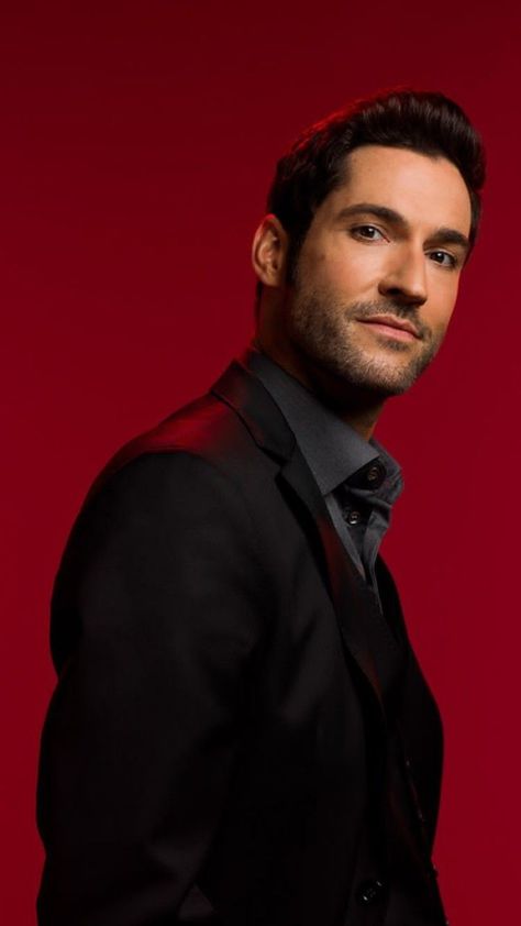 Tom Ellis as Lucifer Tom Ellis, A Man, Red, Black