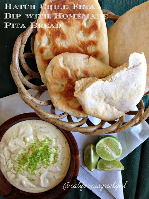 Post image for Hatch Chile Feta Dip with Homemade Pita Bread Hatch Chile Recipes, Pita Recipe, Hatch Chiles, Homemade Pita, Homemade Pita Bread, Chile Recipes, Hatch Chile, Feta Dip, Party Dishes