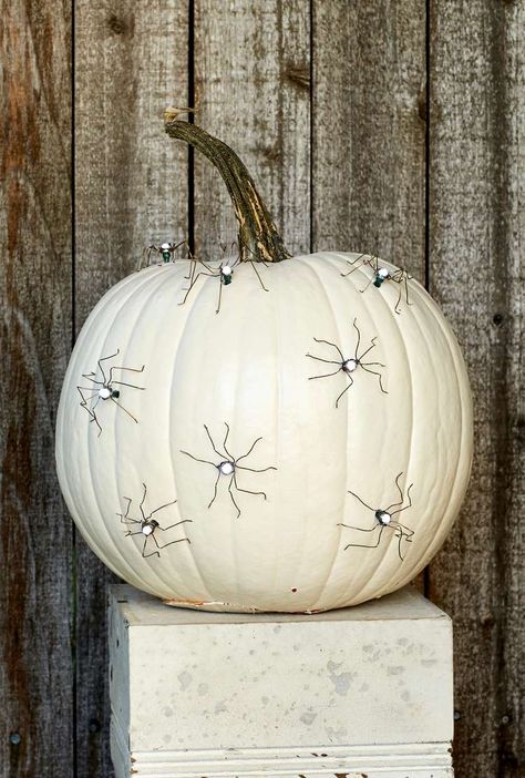 I Scoured the BHG Archives for Our Best Pumpkin Decorating Ideas Best Pumpkin Decorating Ideas, Free Pumpkin Stencils, Pumpkin Poem, Pumpkin Story, Indoor Halloween Decor Ideas, Pumpkin Stencils Free, Scary Pumpkins, Indoor Halloween Decor, Halloween Party Treats