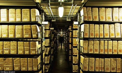 Located in Vatican City, the Vatican Secret Archives are owned by the Pope himself - and tourists are strictly prohibited from entering Vatican Secret Archives, Vatican Library, New Pope, Underground World, Abandoned Amusement Parks, Abandoned Castles, Mysterious Places, Abandoned Mansions, The Vatican