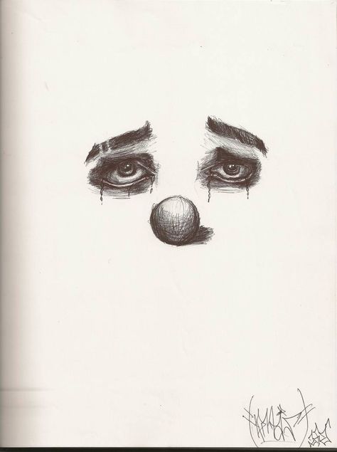 Clown Tattoo, Creepy Drawings, Creepy Clown, Drawing Expressions, Dark Art Drawings, Chicano Art, Eye Drawing, Art Drawings Sketches, Pencil Drawing