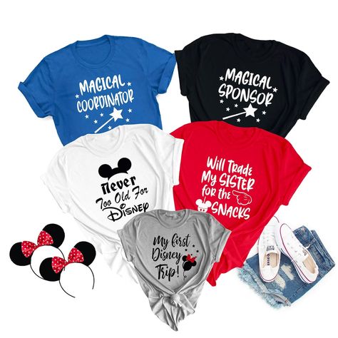 Disney Parent Shirts, Disney Surprise Shirts, Family Shirts Disney World, Family Disney Shirts Funny, Disney World Group Shirts, Disney Park Shirts Family, Family Vacation Shirts Disney, Disneyland Shirts For Family Vacations, Disney Shirts For Family Matching Funny