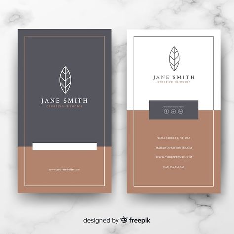 Business card template | Free Vector #Freepik #freevector #business-card-printing #ready-print #abstract-card #logo-business-card Namecard Design, Desain Merek, 블로그 디자인, What Is Fashion Designing, Business Cards Layout, Card Design Template, Graphic Design Business Card, Name Card Design, Visiting Card Design