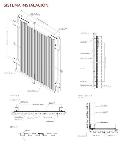 Wooden Cladding Exterior, Construction Details Architecture, Curtain Wall Detail, Wooden Cladding, Exterior Tiles, Shop Drawing, Ceiling Plan, Concept Models Architecture, Kitchen Layout Plans