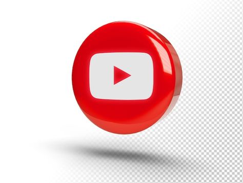 Glowing youtube logo on a realistic 3d c... | Free Psd #Freepik #freepsd #instagram-interface #contact-list #social-media-profile #follow-instagram Youtube 3d Logo, Instagram Interface, Follow Icon, 3d Circle, Tiktok Logo, Clever Logo Design, Youtube Icon, Profile Instagram, Websites For Students