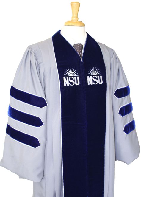 Nova Southeastern Academic Regalia, Nova Southeastern University, Graduation Gown, Cap And Gown, Study Hard, Memory Lane, Nike Jacket, Adidas Jacket, Athletic Jacket