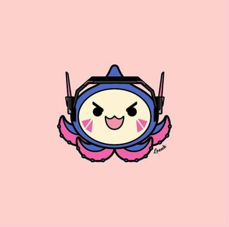 Pachimari Tattoo, Pachimari Icon, Overwatch Doodles, Overwatch 2 Icons, Overwatch Pachimari, D.va Icons, Chibi Overwatch, Overwatch Tattoo, There Goes My Hero