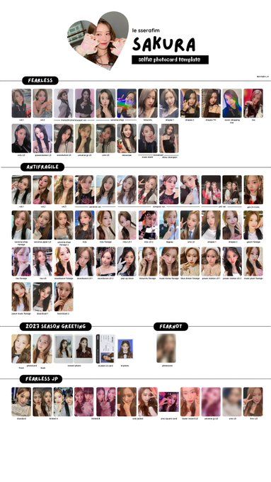 Sakura Photocard Template, Le Sserafim Photocard Template, Template Wishlist, Photocard Template, 4k Photos, Photo Card Template, Sakura Miyawaki, Sakura Card, Pop Up Store