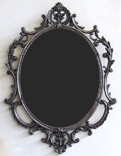 Gothic Mirror, Victorian Mirror, Gothic Interior, Gothic Furniture, Mirror Hanging, Goth Home, Décor Boho, Gothic Home, Mirror Mirror On The Wall