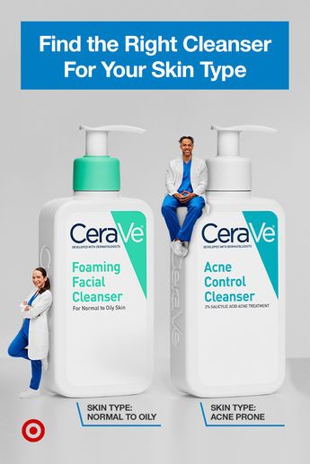 Get the ideal care for your skin with CeraVe cleansers. Developed with dermatologists, each product has 3 essential ceramides that help dry, oily, combination or sensitive skin type. Manage clogged pores, excessive oil & uneven texture without leaving your skin feeling stripped. Explore now. Cerave Cleanser, Acne Facial, Clogged Pores, Skin Type, Oily Skin, Your Skin, Skin Types, Sensitive Skin, Facial