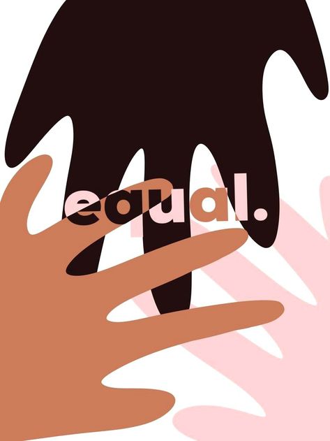 Right To Equality, Black Lives Matter Art, Protest Art, Black Lives Matter Movement, Simple Illustration, Feminist Art, Equal Rights, Lives Matter, Black Lives