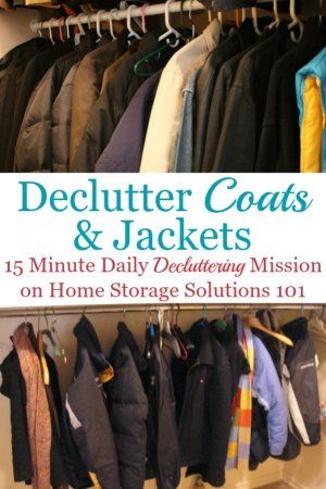 Jacket Storage, Declutter Closet, Decluttering Inspiration, Mudroom Organization, Clutter Control, Mud Room Storage, How To Declutter, Declutter Your Life, Clutter Free Home