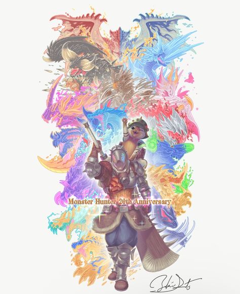 Monster Hunter Manga, Monster Hunter World Wallpaper, Monster Hunter Games, Hunter Tattoo, Monster Hunt, Monster Hunter Series, Monster Hunter Art, Cool Monsters, Monster Hunter World