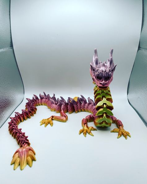 3D printed Imperial Dragon from Flexi Factory Imperial Dragon, Dragon Art, Crafts To Sell, Store Design, 3d Printing, Things To Sell