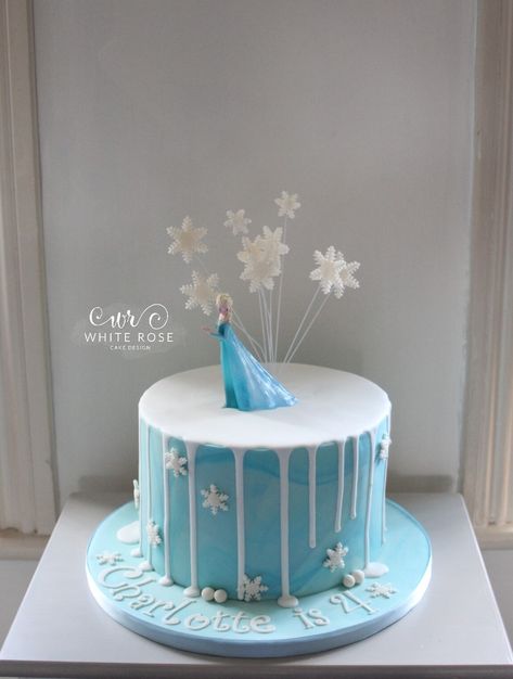 Frozen Themed Birthday Cakes Elsa From Frozen Themed 4th Birthday Cake White Rose Cake Design - entitlementtrap.com Kue Disney, White Rose Cake, Cake Elsa, Elsa Torte, Elsa Birthday Cake, Rose Cake Design, Frozen Birthday Party Cake, 4th Birthday Cake, Frozen Themed Birthday Cake