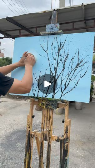 34K views · 248 reactions | Amazingly Beautiful 💕❤️ | By HKG Life | Facebook Tree Acrylic Painting, Full Moon Night, Acrylic Design, Sketch Paper, Moon Night, Acrylic Designs, Night Scene, Tree Branch, Jar Lids