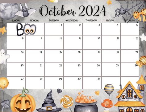 October Calander Ideas, October Calander Printable 2024, October Calender 2024, October 2024 Calendar Printable, October 2024 Calendar, October Calendar 2024, Free Printable Calendar Templates, Free Calendar Template, September Calendar