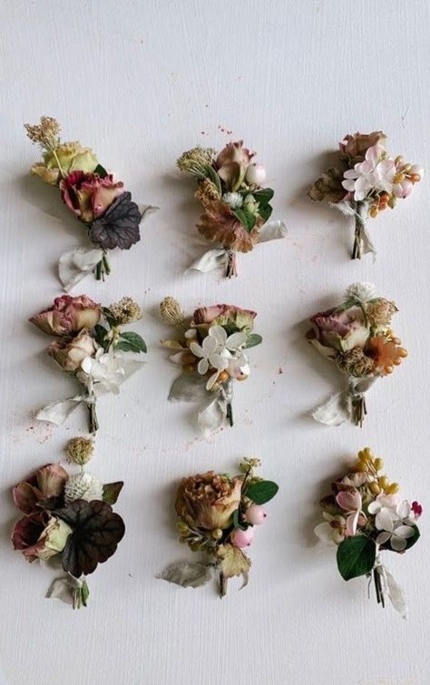 boutonnieres Fall Boutonnieres, Elopement Bouquet, Pastel Bouquet, Blush Bouquet, Wedding Boutonniere, Boutonniere Wedding, Floral Studio, Wedding Florals, Lavender Flowers