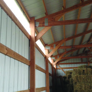 Pole Barn Trusses, Agricultural Architecture, Farm Storage Buildings, Diy Pole Barn, Building A Shed Roof, Metal Pole Barns, Cattle Corrals, Pole Barn Construction, Building A Wooden House