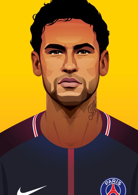 MOTD magazine artwork on Behance Neymar Art, Magazine Artwork, Football Hairstyles, Neymar Barcelona, Football Artwork, Neymar Psg, Football Drawing, Neymar Jr Wallpapers, Soccer Photography