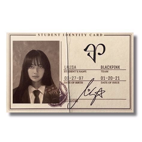 Kpop Id Card, Font Canva Lettering, Printable Wall Poster, Detective Aesthetic, Graphic Poster Art, 카드 디자인, Learning Graphic Design, Lisa Blackpink Wallpaper, Kpop Posters