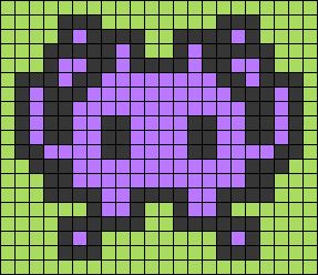 Small Pixel Art Pattern, Pixel Art Grid Easy, Easy Alpha Patterns, Pixel Drawing Ideas, Pixel Art Simple, Monster Video, Pixel Art Ideas, Piskel Art, Easy Pixel Art