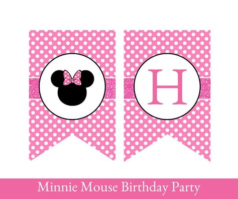 Minnie Mouse Birthday Banner Minnie Mouse Banner Minnie | Etsy Minnie Mouse Birthday Banner, Minnie Mouse Banner, Printable Birthday Banner, Mickey Baby, Minnie Mouse Pictures, Minnie Rose, Happy 4th Birthday, Birthday Party Printables, Banner Birthday