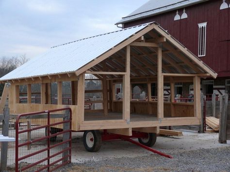 Hoop House Chickens, Chicken Tractor Plans, Egg Mobile, Agri Tourism, Pasture Management, Mobile Chicken Coop, Easy Chicken Coop, Bike Cart, Chicken Pen